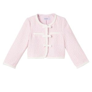 SELF PORTRAIT KIDS  Light Pink bouclé jacket NWT